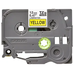 Etiķešu lente Brother TZe-631 (TZe) 12 mm x 8 m, melns uz dzeltena
