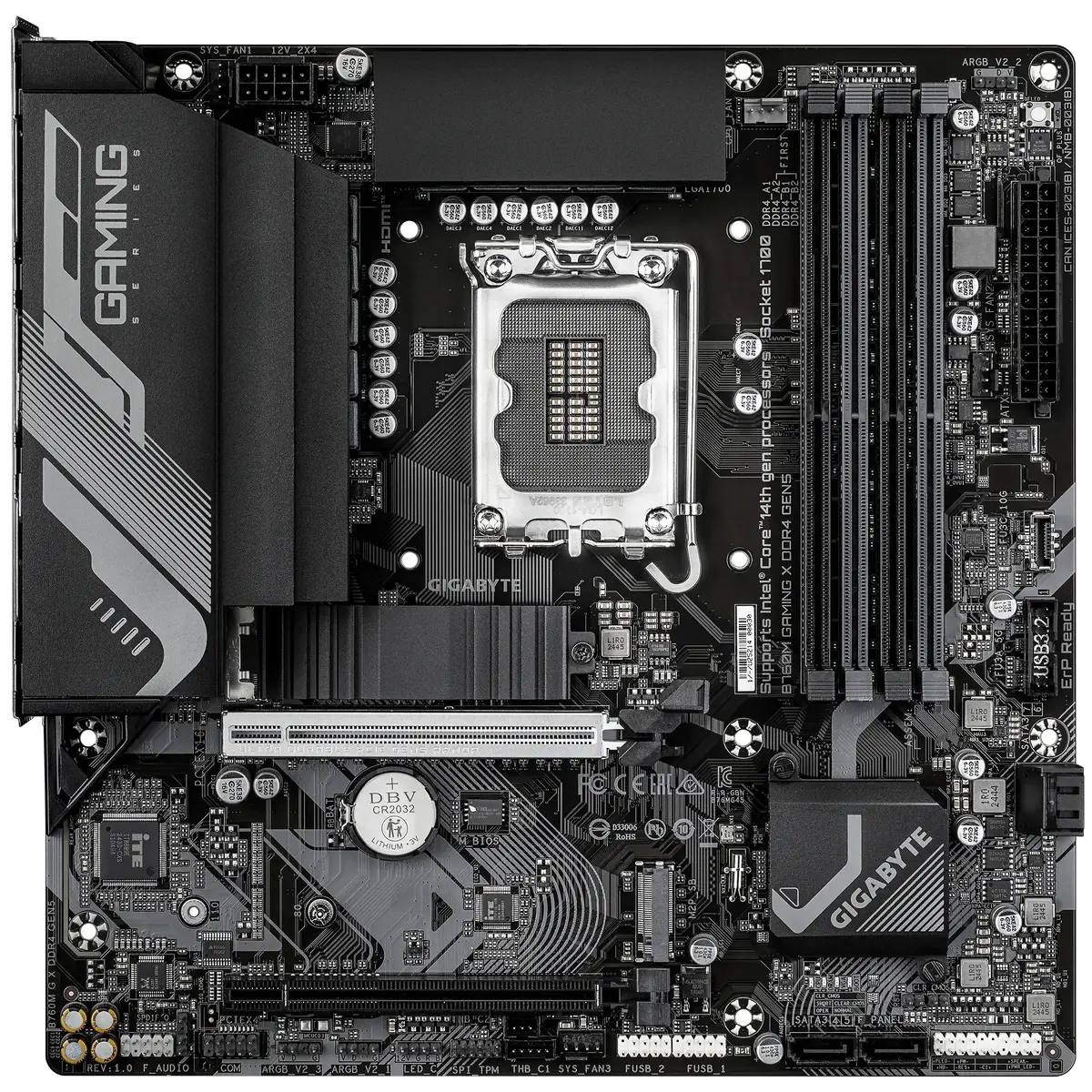 Материнская плата GIGABYTE B760M GAMING X DDR4 GEN5 Photo 2