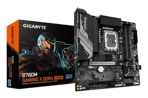 GIGABYTE B760M GAMING X DDR4 GEN5 Motherboard with LGA 1700 Socket, Intel B760 Chipset, Micro ATX Form Factor, and Support for DDR4-SDRAM Memory