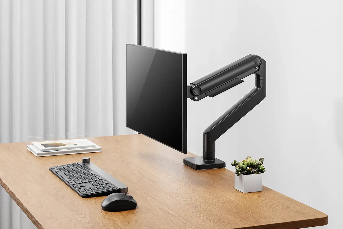DIGITUS Single Monitor Mount for 49" — clamp, 20 kg Photo 2