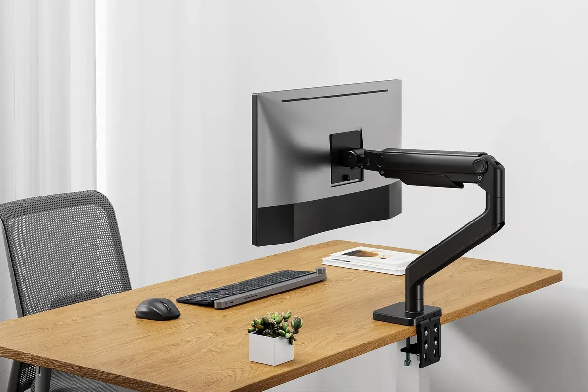 DIGITUS Single Monitor Mount for 49" — clamp, 20 kg Photo 3
