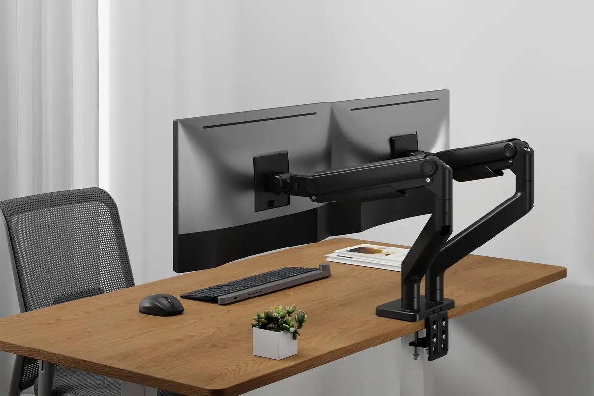 DIGITUS Dual Monitor Mount DA-90474 — 2×45", 2×20 kg Photo 3
