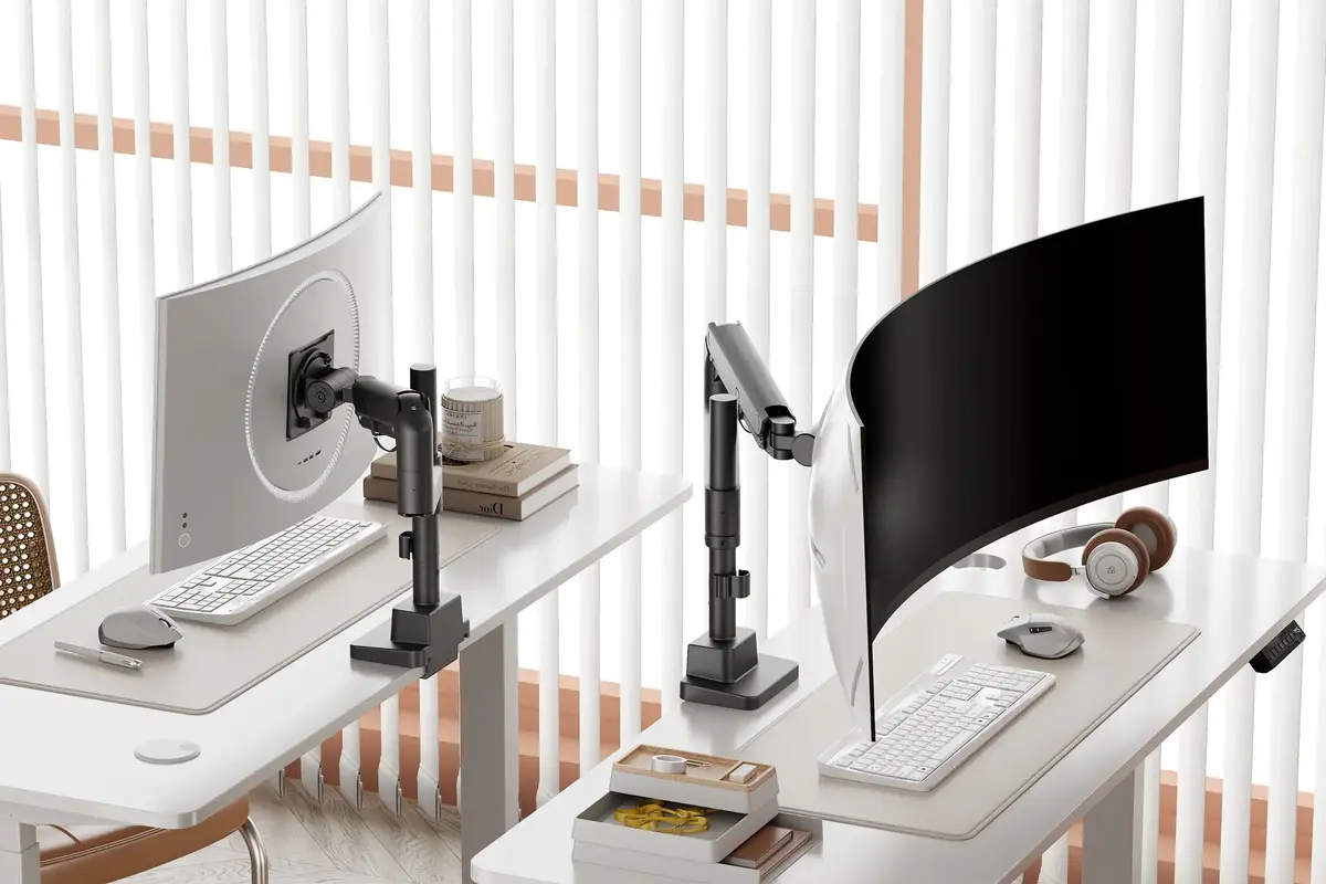DIGITUS Single monitoru stiprinājums 57" — skava, 27 kg Photo 2