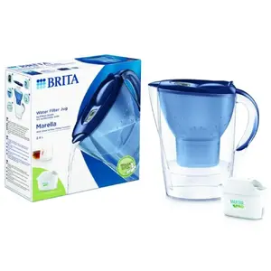 Фильтр-кувшин BRITA Marella 3,5 л с 2 картриджами Maxtra+, синий