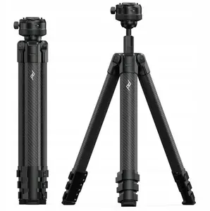 Statīvs Peak Design Pro Lite Tripod melns — kompakts ceļojumu statīvs, viegls alumīnijs, pacelšanas spējas 2,2 kg, svars 1,2 kg