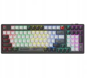 Беспроводная игровая мышь A4Tech Bloody WS98 с красными PlusSwitches, серый