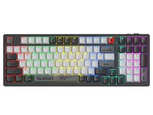 Беспроводная игровая мышь A4Tech Bloody WS98 с красными PlusSwitches, серый