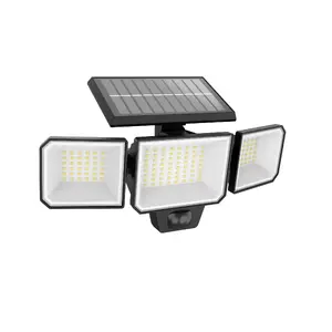 Security lighting Philips Securit 8.7W LED solar 5000K, 4V battery, black plastic housing