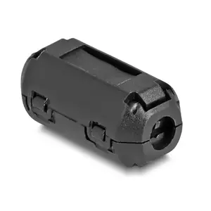 Ferīta aizdares skava DELOCK 80943, melna, niķelis/plastmasa/cinks, 25.2×13×11.8 mm, 2 gab.