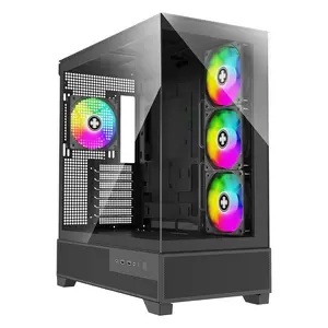 Корпус для ПК XILENCE Xilence Gehäuse XILENT FLARE X909.ARGB — mid-tower ATX, ARGB-подсветка спереди