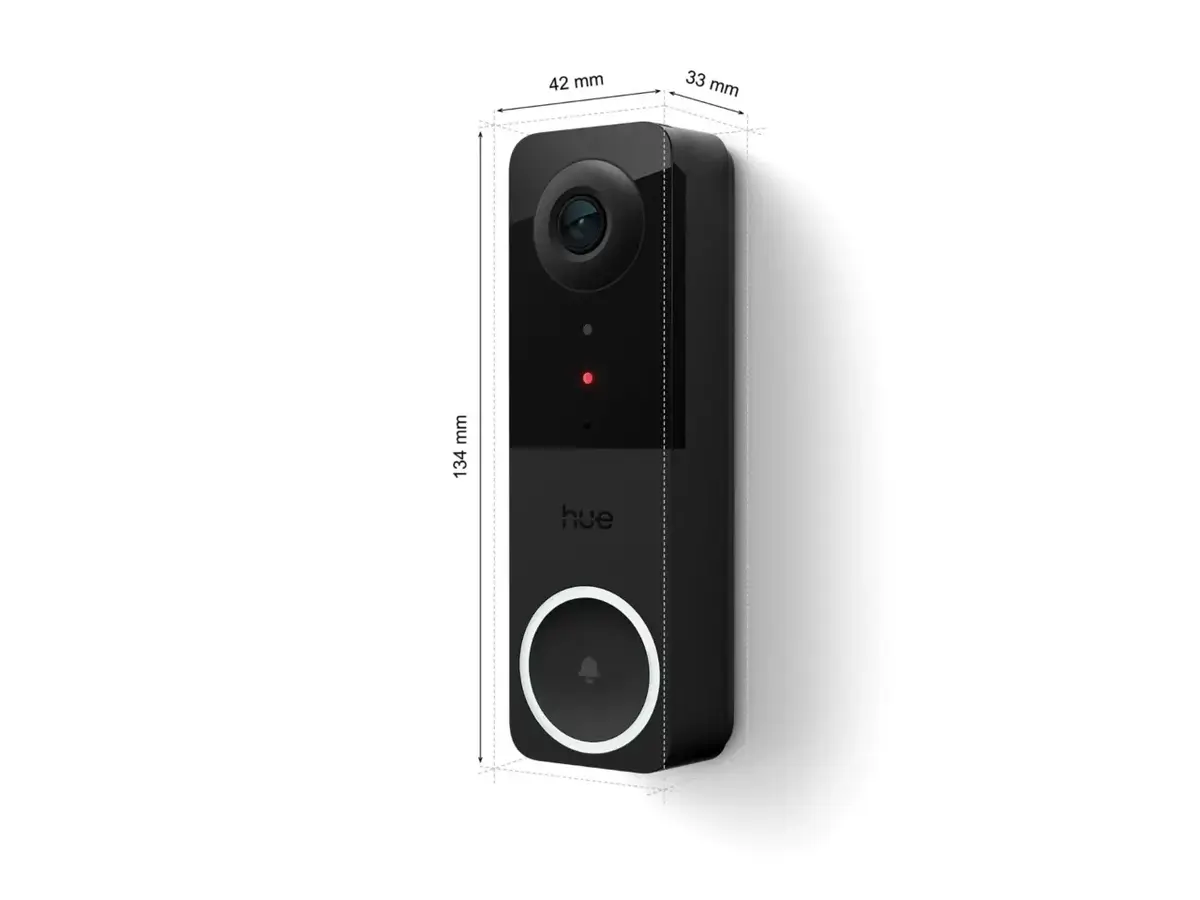 Philips Hue Secure Set — wired doorbell camera and chime Photo 4