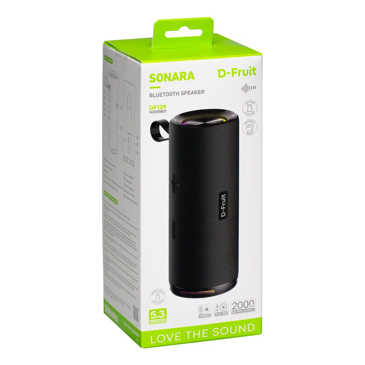Wireless speaker D-Fruit Sonara BT/FM DF139 Photo 6