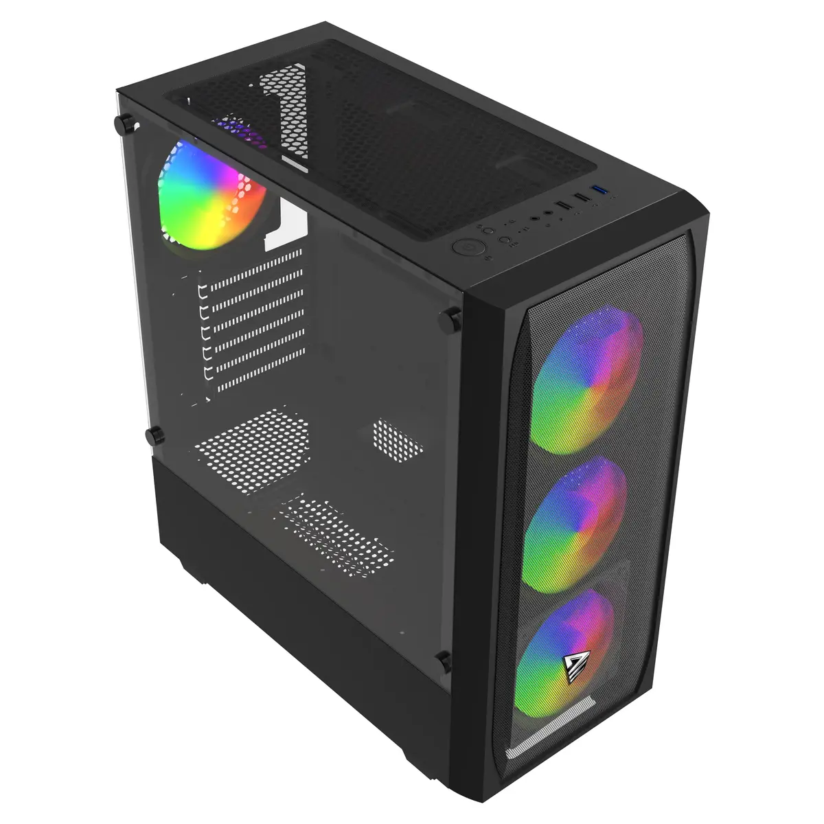 SAVIO Noctis Flow RGB корпус — куб ATX/Mini-ITX Photo 2