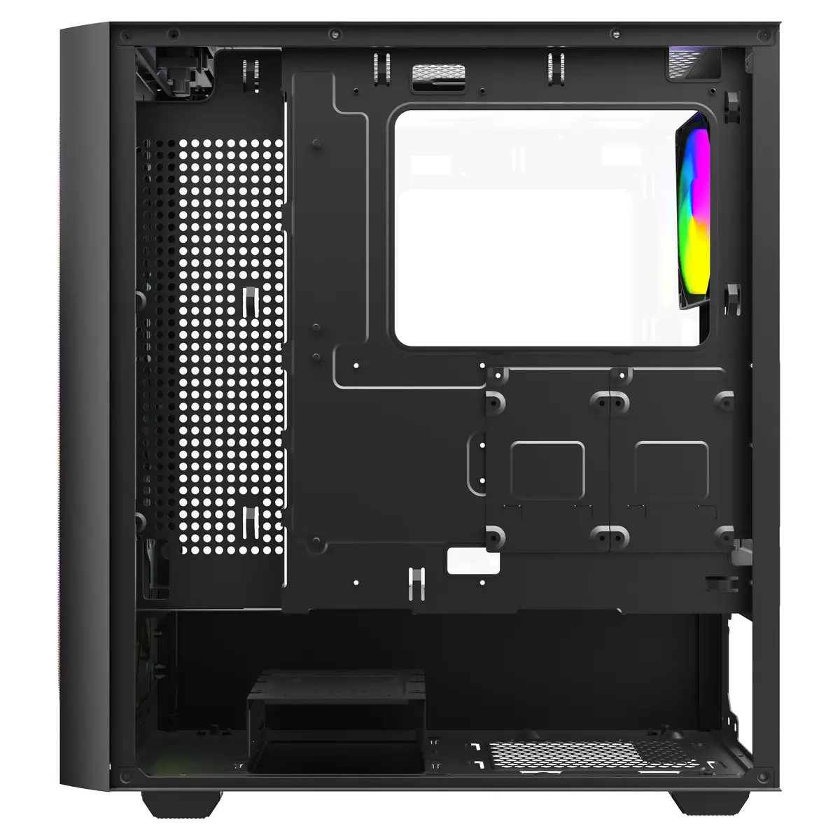 SAVIO Noctis Flow RGB корпус — куб ATX/Mini-ITX Photo 3
