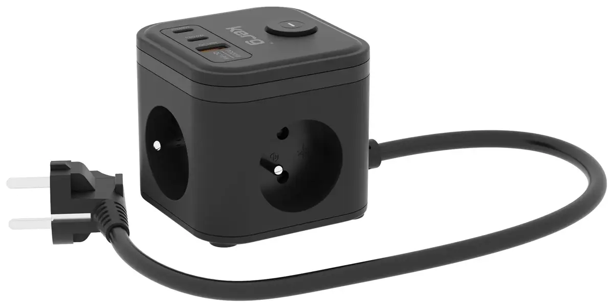 Kerg SMART paplašinātājs — 3 AC + 3 USB Photo 2