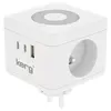 Удлинитель Kerg M02730 — 2 розетки, 3 USB Photo 2