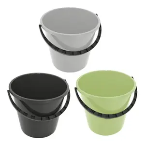 Bucket York Round 10 L, plastic utility bucket for household and garden