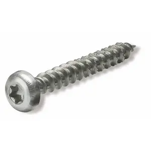 Screw Cimco 191201 — pan head, galvanized steel, 20 mm length, 3 mm thread diameter, 1 pc