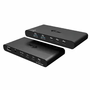 KVM Docking Station i-tec for 2 hosts HDMI, USB-C host interface, PD 2×100W, 4K@60Hz, 2×USB-A