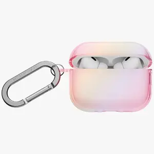 Aizsargvāciņš-hang Case AirPods Pro 3 no Uniq — Iridescia rozā prizmatiskā