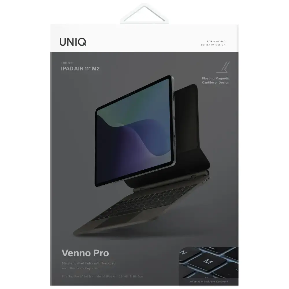 Uniq Venno Pro магнитный чехол с клавиатурой для iPad Air Photo 4