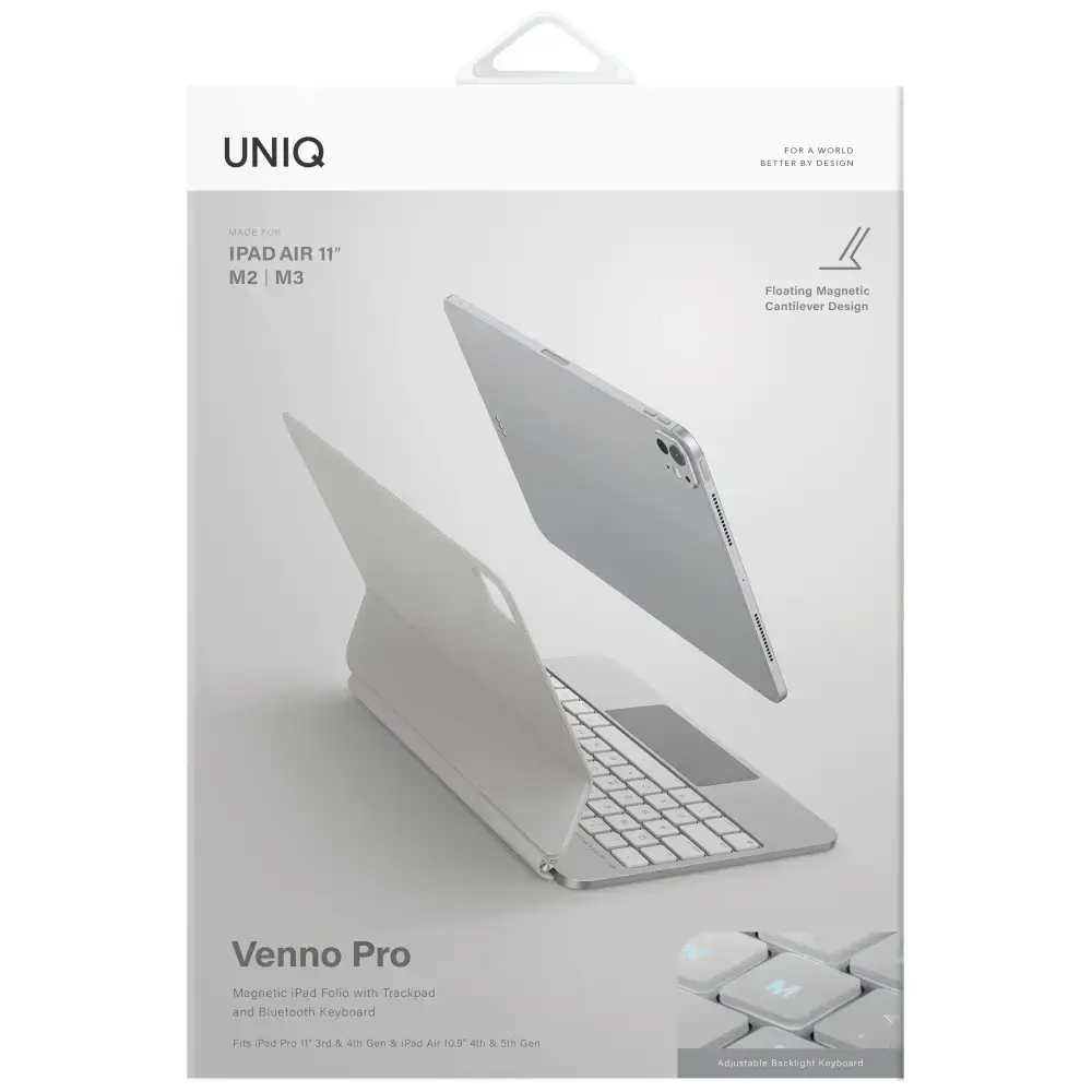 Uniq Venno Pro Magnetic Smart чехол с клавиатурой для iPad Air Photo 5