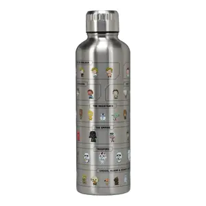 Металлическая бутылка для воды Paladone Star Wars PP13574SW — многоразовая из металла, объём 500–750 мл не указан