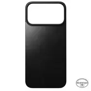 Magnētiska ādas uzlīme Nomad iPhone 17 Pro Max — Horween āda (melna), savietojama ar MagSafe