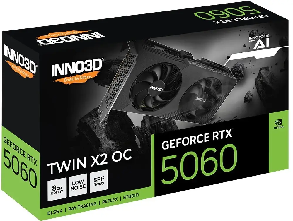 Видеокарта Inno3D GeForce RTX 5060 Twin X2 OC Photo 3