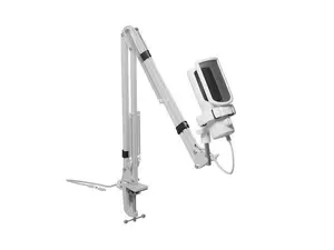 GENESIS Radium 251 White Vadu USB spēļu konsoles mikrofons ar -40 dB jutību, 50 - 16000 Hz frekvenci un 2 m kabeli