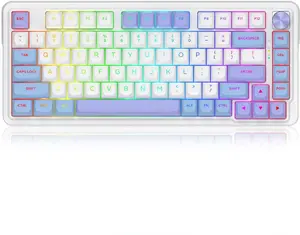 Механическая клавиатура REDRAGON K673WBP-RGB-MAX — компактная раскладка, RGB-подсветка