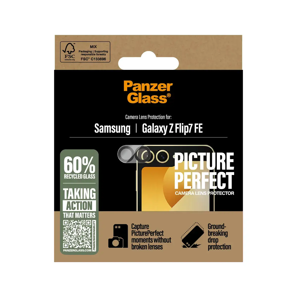 PanzerGlass PicturePerfect защитное стекло для Galaxy Z Flip7 FE Photo 3