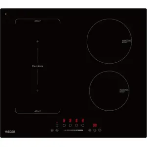 Induction hob Haeger IH-004.001A Flexi Boost 7200W — portable cooktop, 7200 W power
