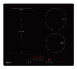 Haeger Flexi Boost 7200 Черный Встроенный Плита с зонами индукции 4 зона(ы)