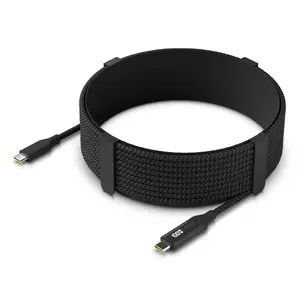 Кабель USB-C — USB-C UBIQUITI AFI-CABLE-USB-7M, 7 м, магнитное экранирование, чёрно‑серый