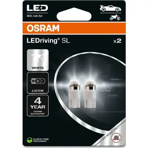 Automotive LED Bulb Osram W5W 12V (model 2825DWP-2BL) — interior/marker light