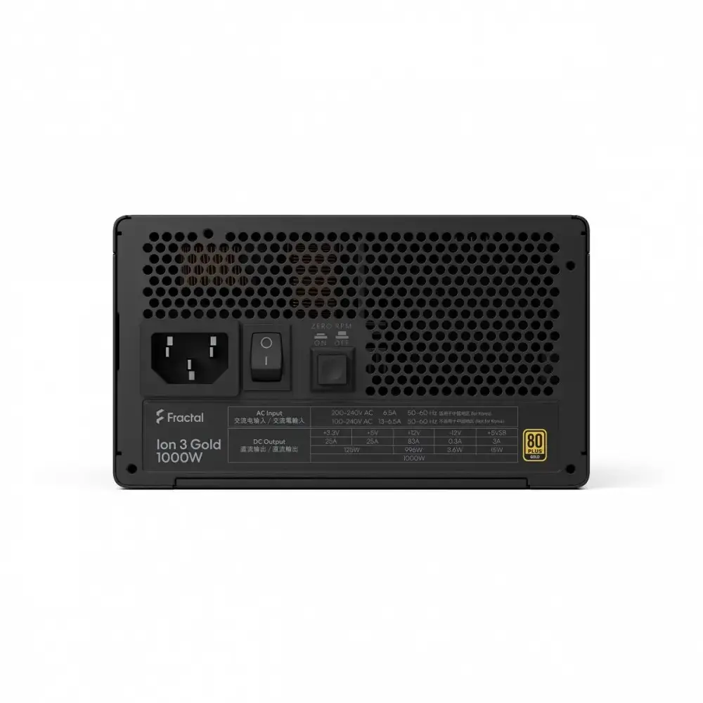 fractal design FDE Ion 3 GOLD 1000W блок питания Photo 2