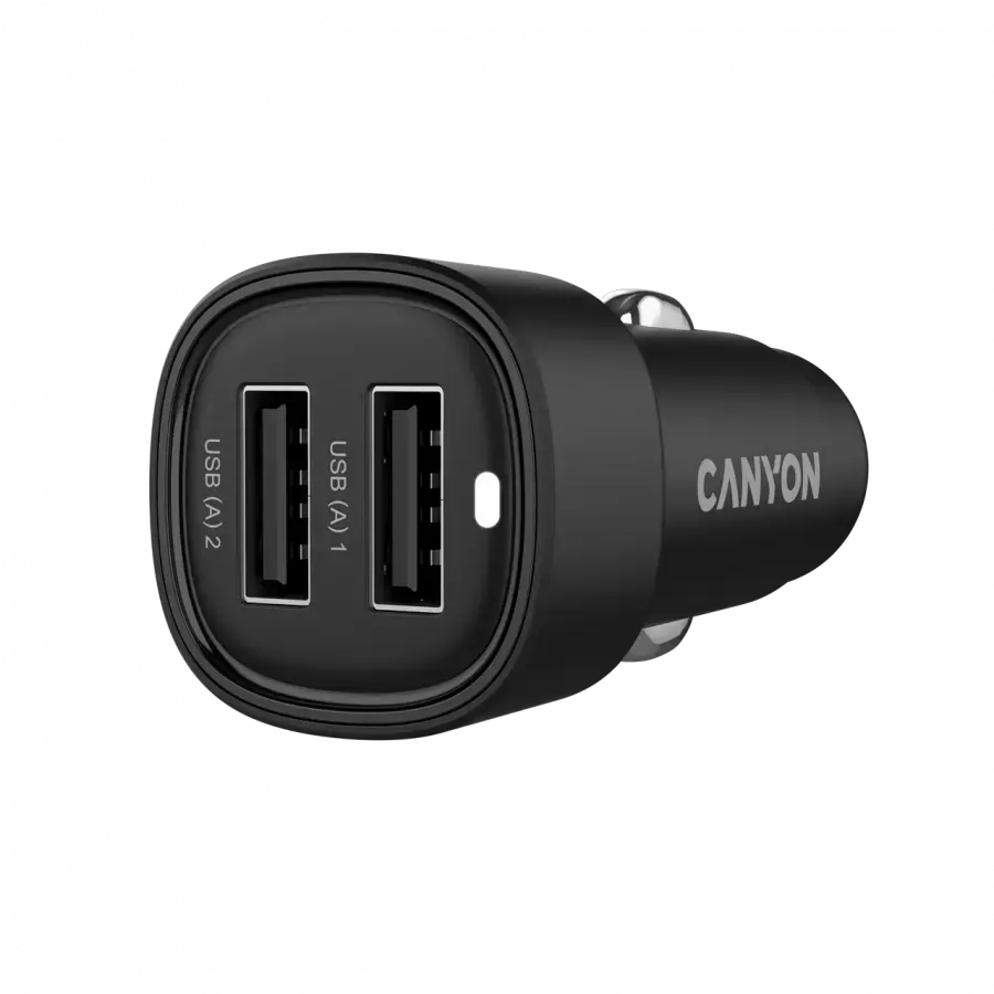 CANYON OnDrive 24 car charger — 24W, 2×USB-A Photo 2