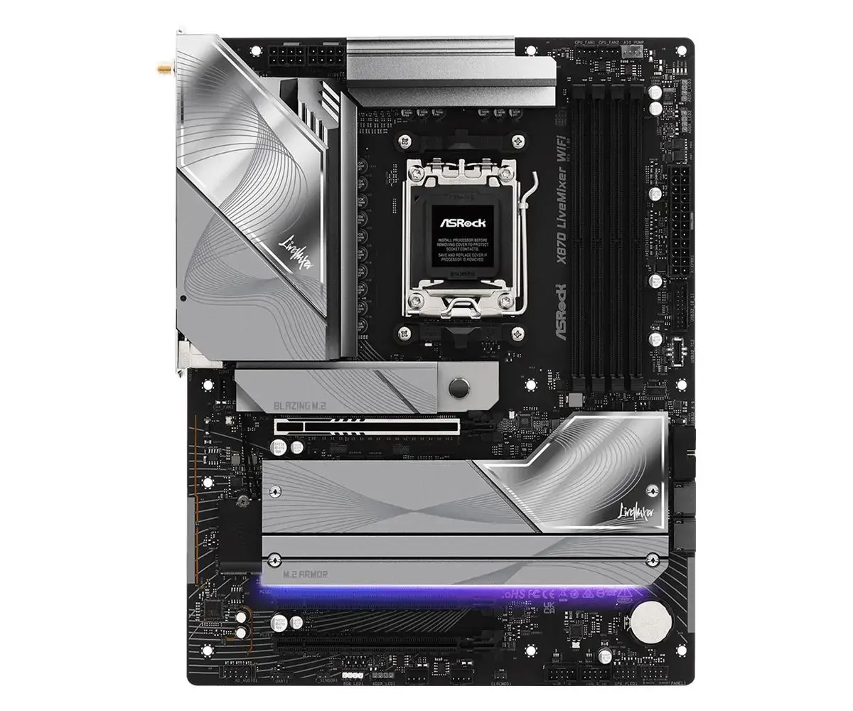 ASROCK X870 материнская плата (AM5, ATX, DDR5) Photo 2