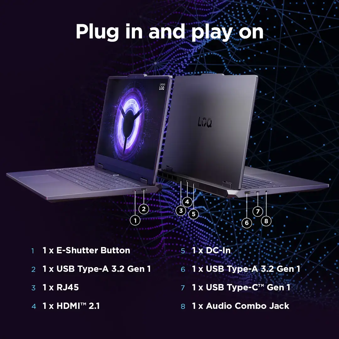 Lenovo LOQ 15IRX10 ноутбук — 15.6" i5‑13450HX Photo 47