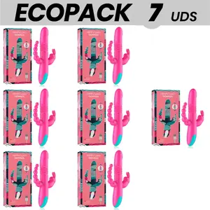 Набор секс-игрек Happy Loky ECOPACK 6 шт — Donald с тройной стимуляцией (анальная, G-точка, клитор), совместим с WatchMe беспроводным управлением