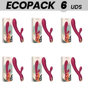 Silikona truša vibrators cici beauty ECOPACK 6 vienības — premium silikons, dubultā stimulācija, uzlādējams