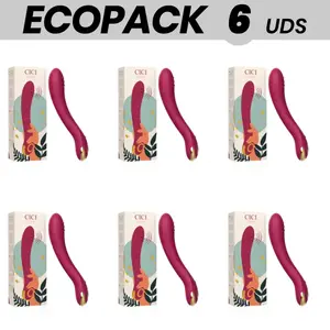 Силиконовый G-Spot вибратор cici beauty ECOPACK 6 шт — премиум силикон, питание не указано