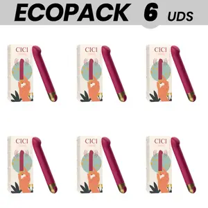Силиконовый клиторальный стимулятор cici beauty ECOPACK 6 шт — премиум силикон, компактный массажер