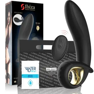 Inflatable Anal/Vaginal Vibrator IBIZA TECHNOLOGY D-230877 with Remote Control and Adjustable Inflation
