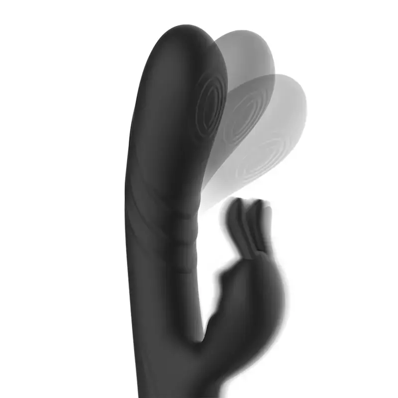 black&silver D-235663 silikona Rabbit stimulators Photo 3