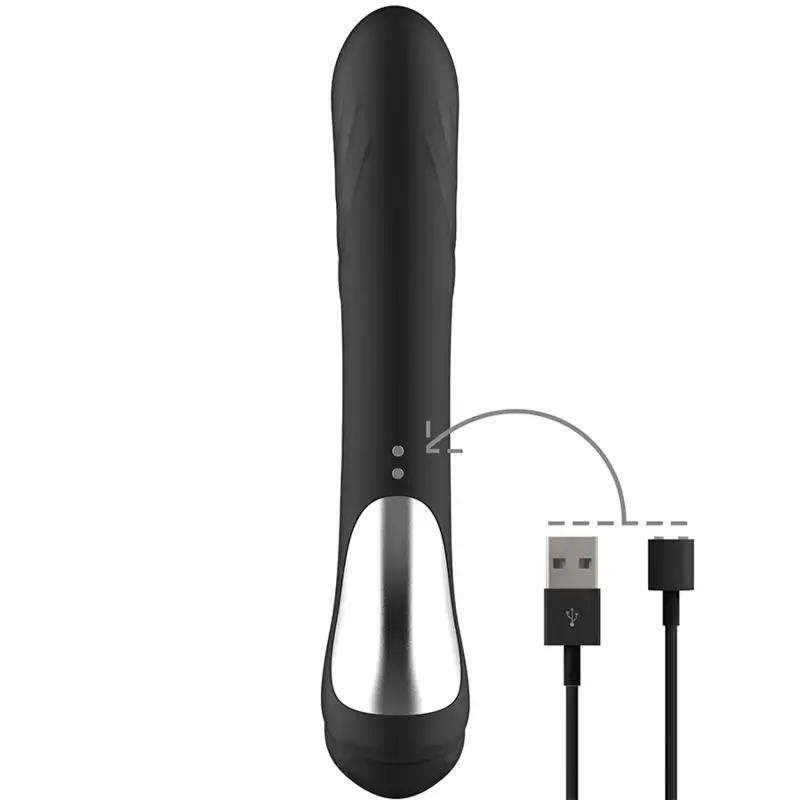 black&silver D-235663 silikona Rabbit stimulators Photo 4
