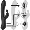 black&silver D-235663 silikona Rabbit stimulators Photo 5
