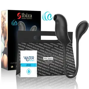 Clitoral suction and vibration stimulator IBIZA TECHNOLOGY MAGIC model D-230872, compact handheld dual-action device