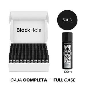 Anal repair gel Black Hole Relax with Hyaluron — water-based, 100 ml, for anal skin care